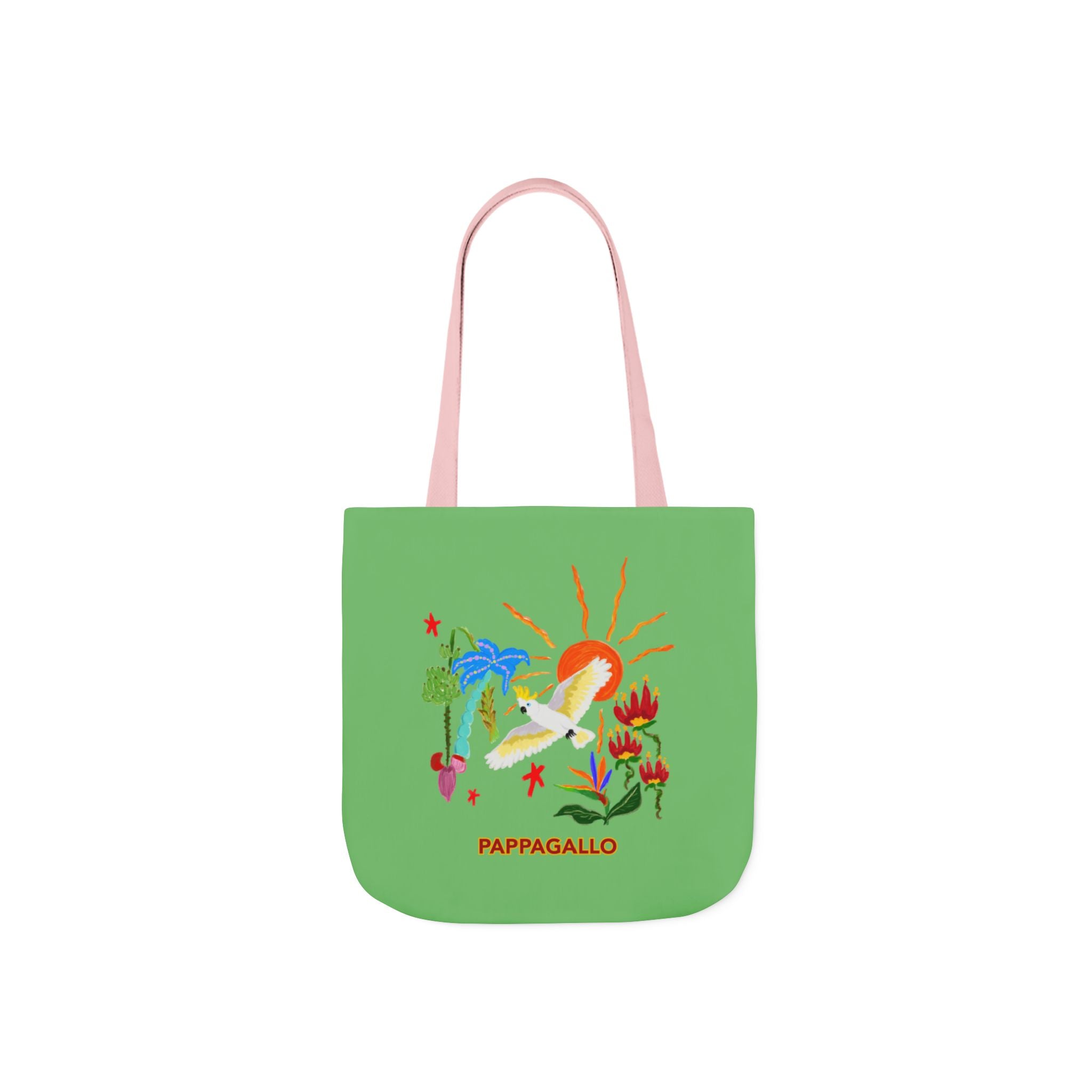 PAPPAGALLO Everyday Tropical Tote Bag — Paradise Green