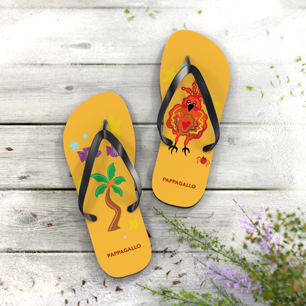 Party Bird Flip Flops