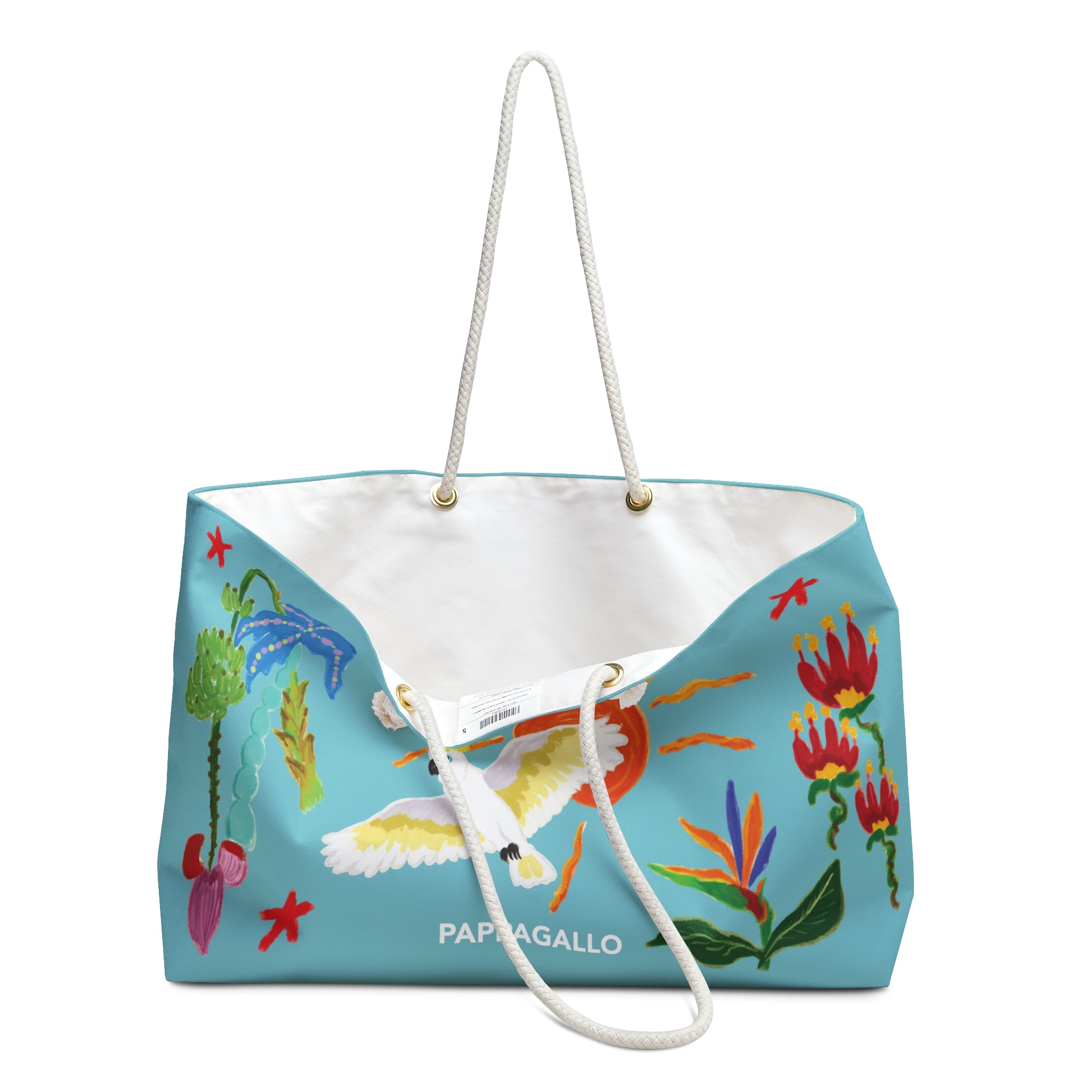 PAPPAGALLO Tropical Weekender Bag — Paradise Blue