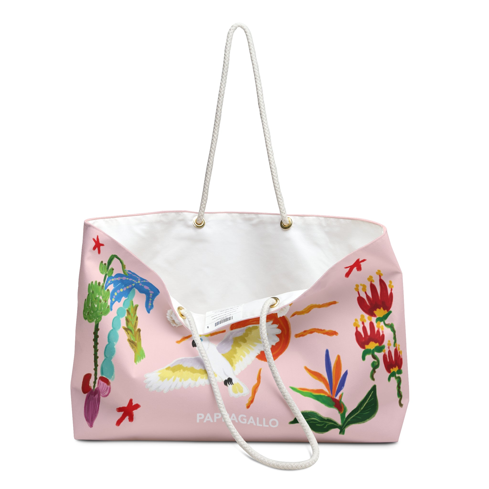 PAPPAGALLO Tropical Weekender Bag — Paradise Pink