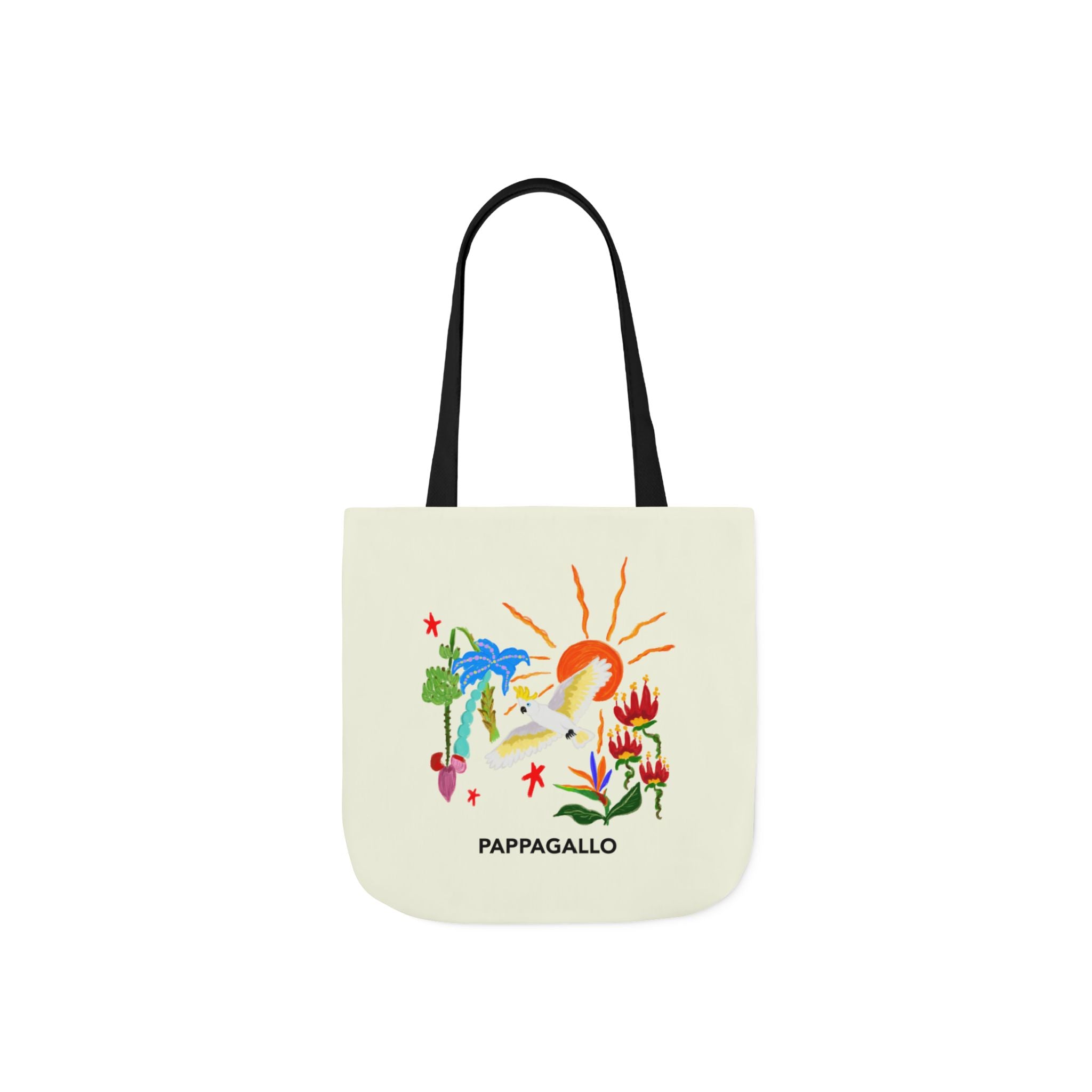 PAPPAGALLO Everyday Tropical Tote Bag — Coconut Cream
