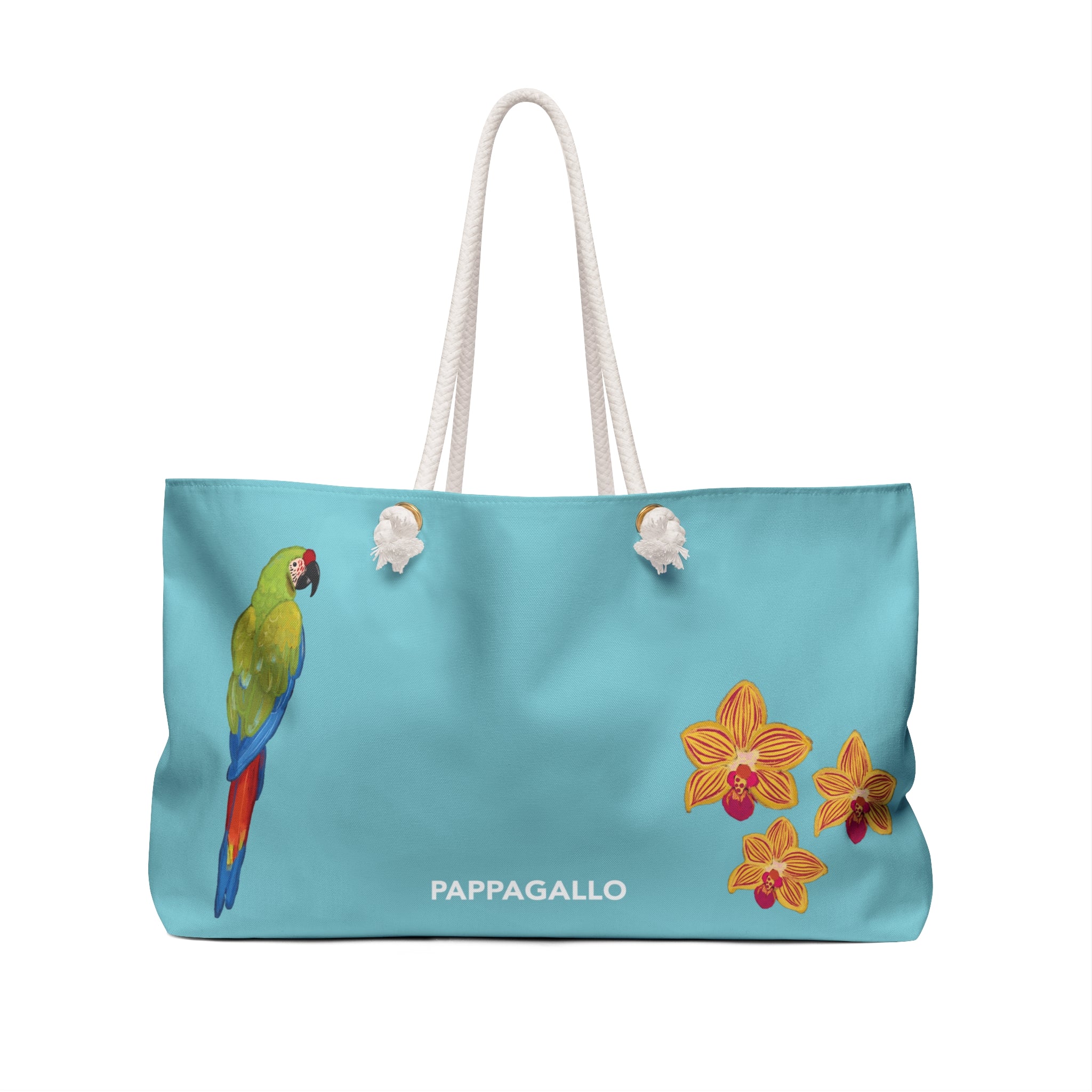 PAPPAGALLO Tropical Weekender Bag — Paradise Blue