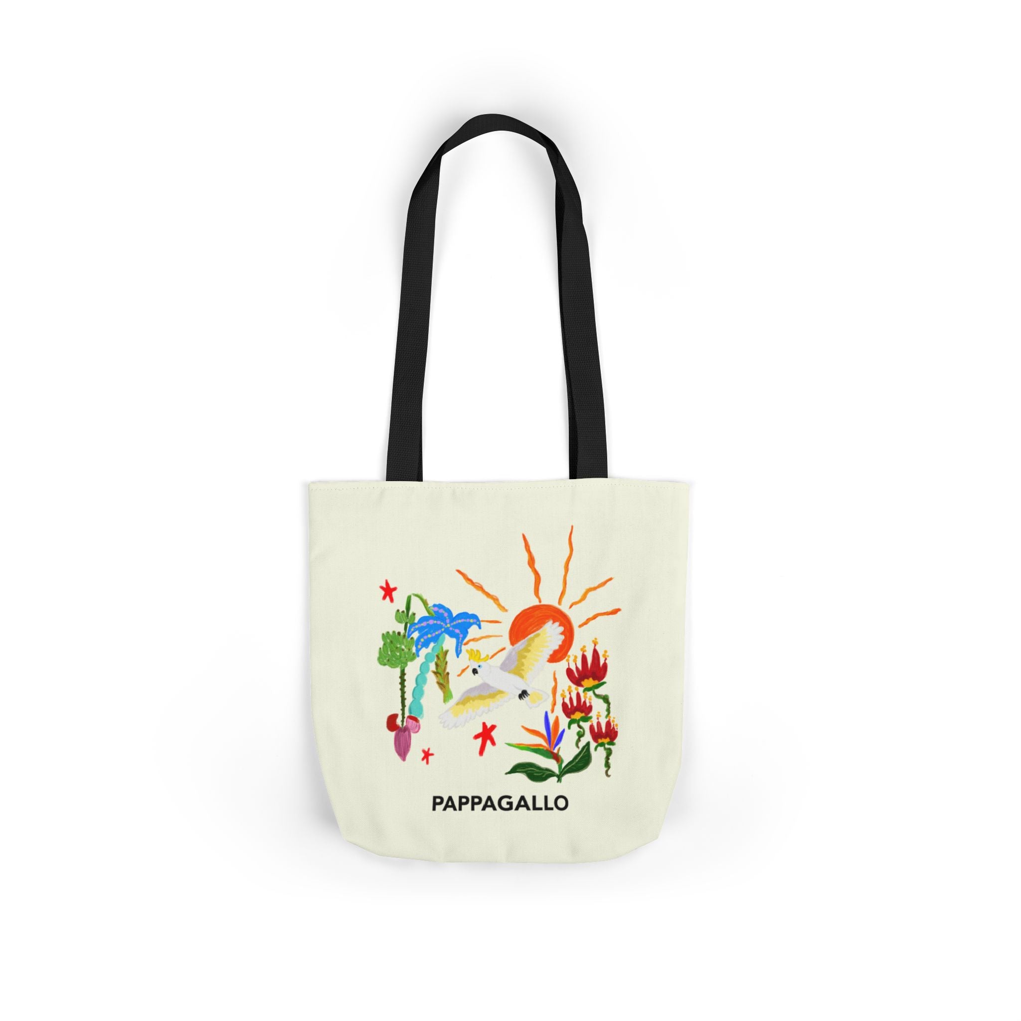 PAPPAGALLO Everyday Tropical Tote Bag — Coconut Cream