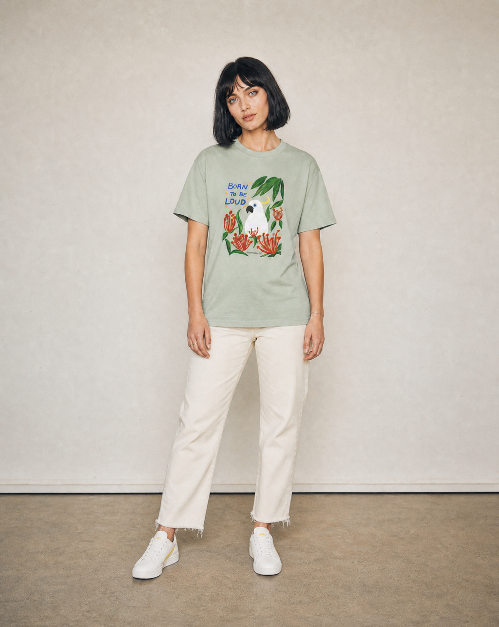 Born To Be Loud Cockatoo Graphic T-Shirt