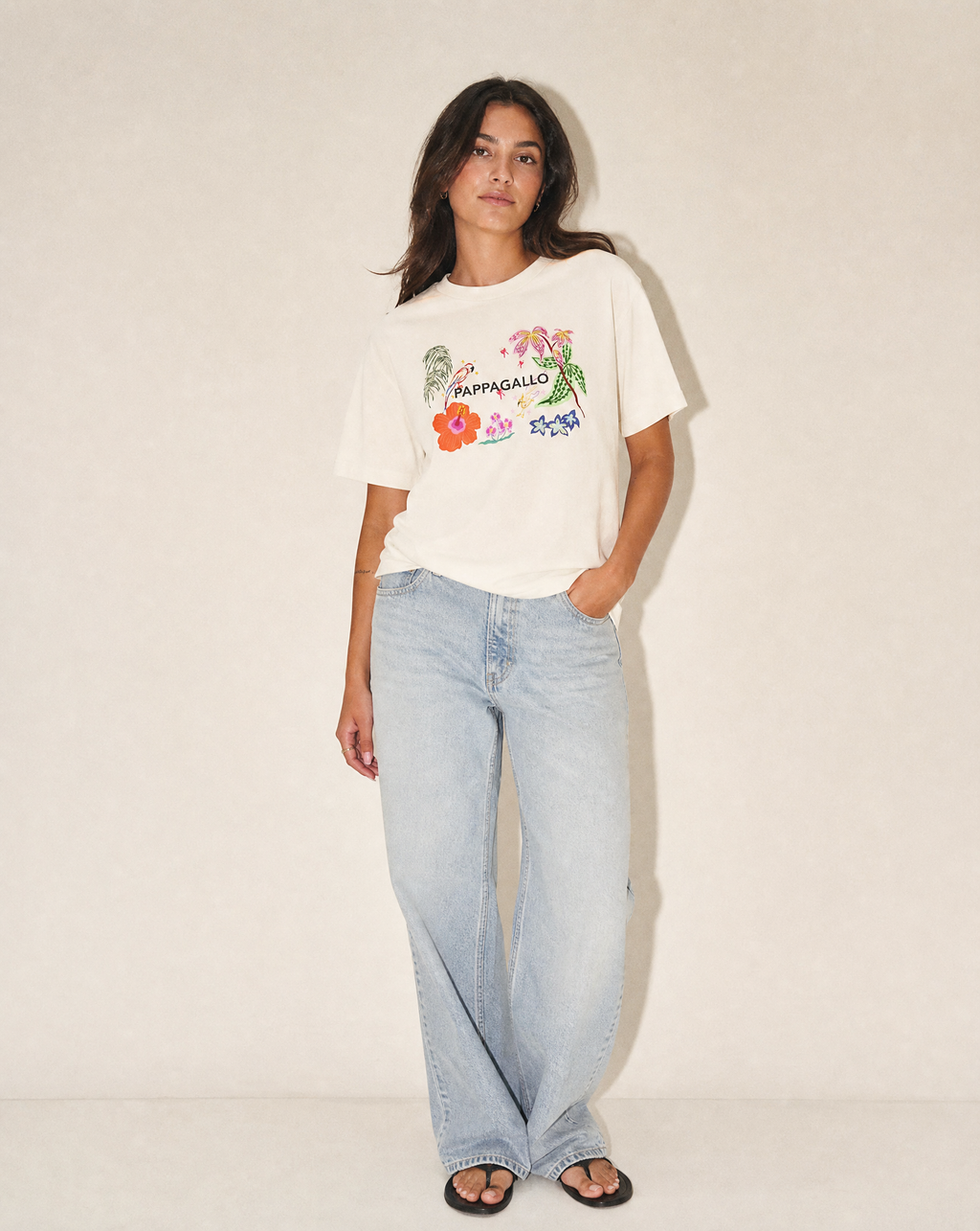 Botanical Wonders Graphic T-Shirt White