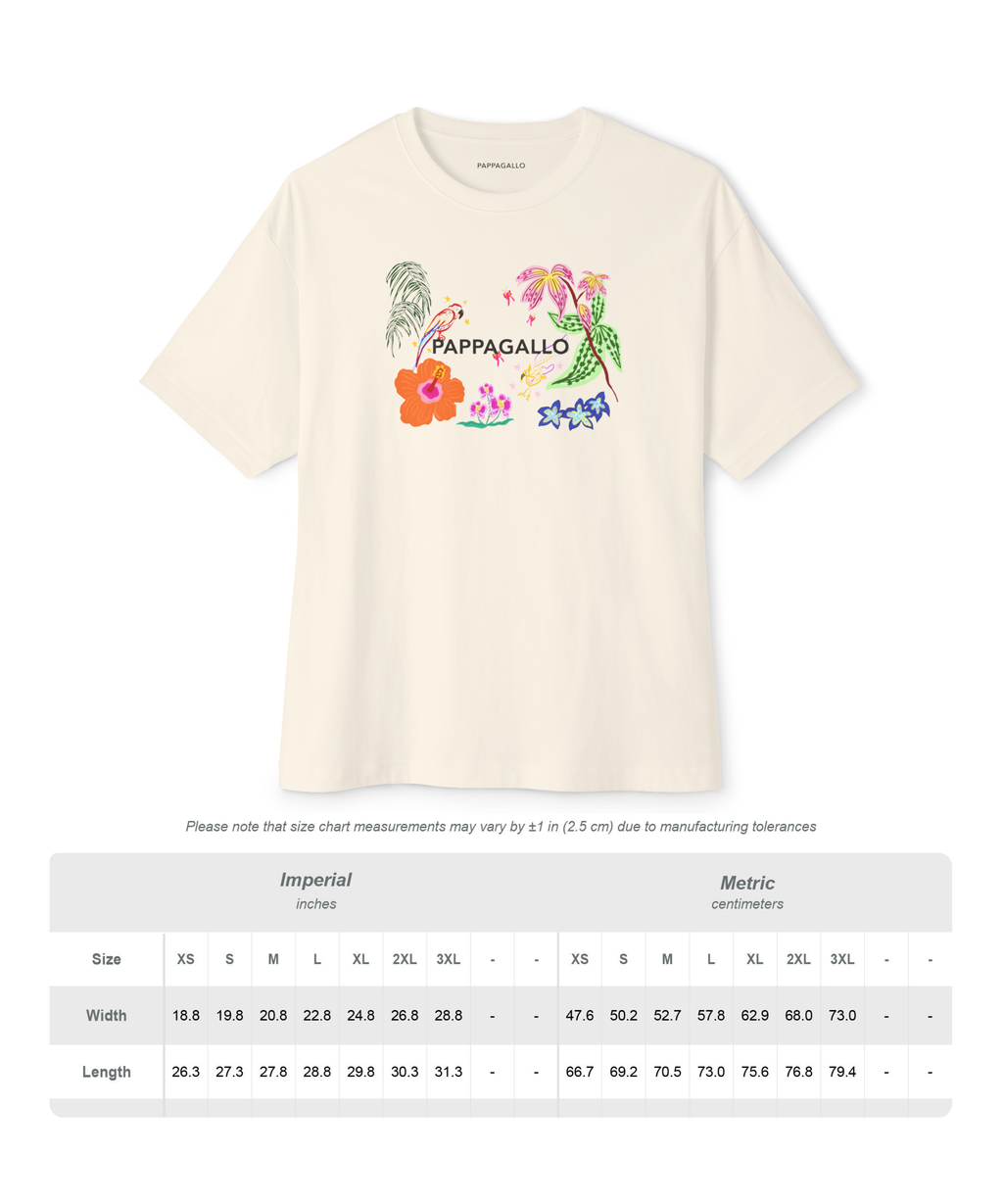 Botanical Wonders Graphic T-Shirt White