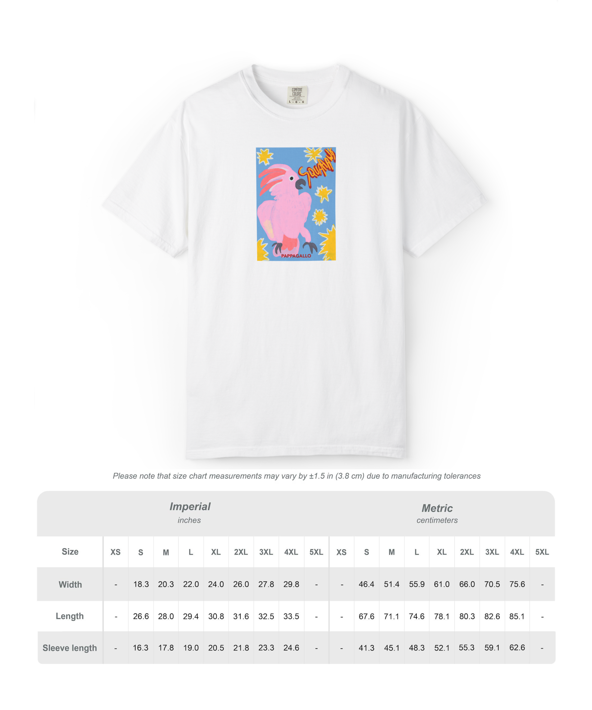 Pink Cockatoo Graphic T-Shirt