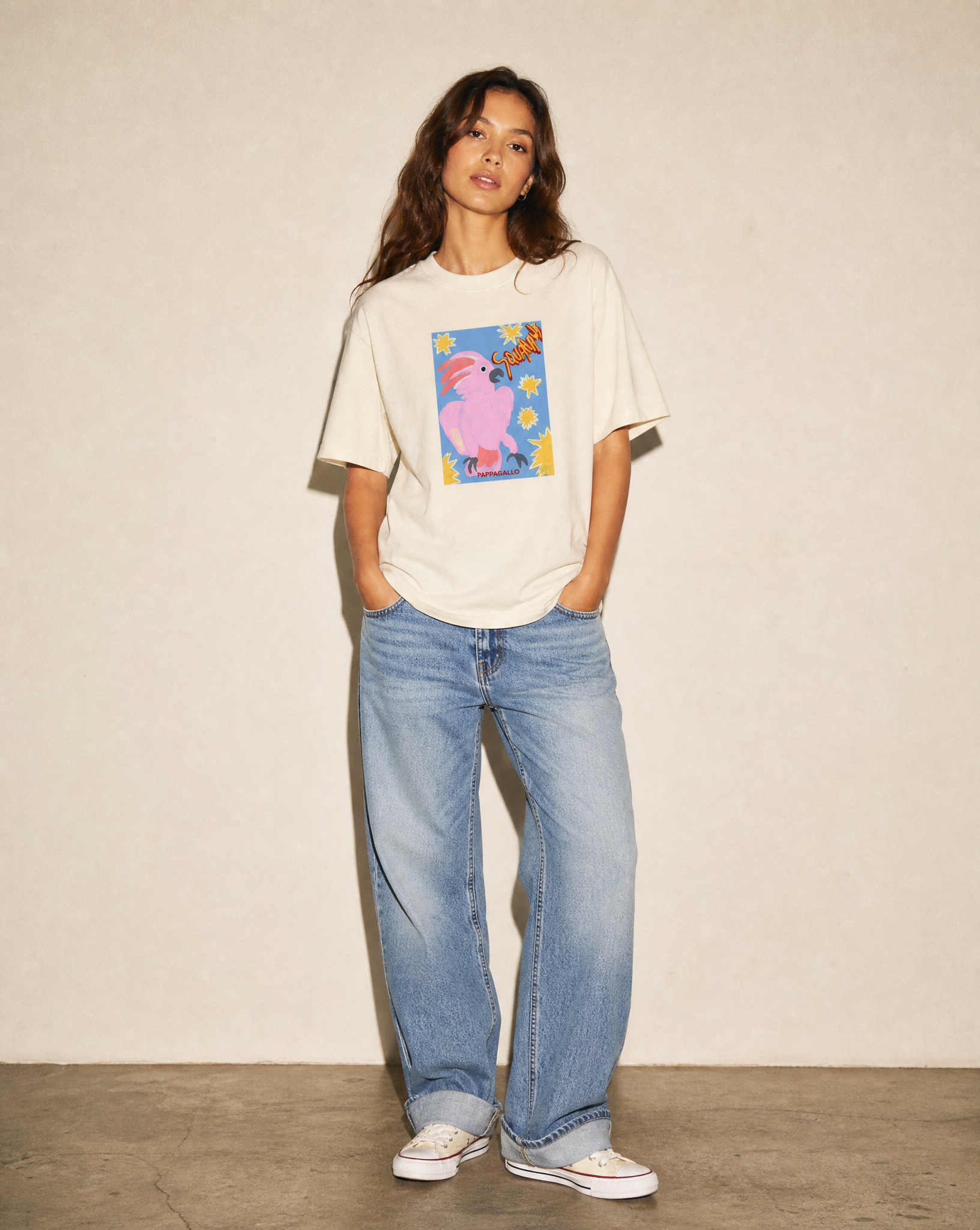 Pink Cockatoo Graphic T-Shirt